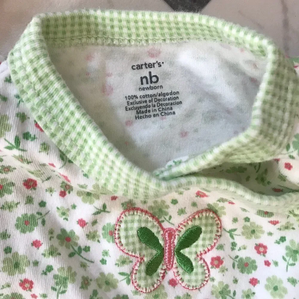3 Assorted 0-3 Mo/Nwbn Snap Onesies